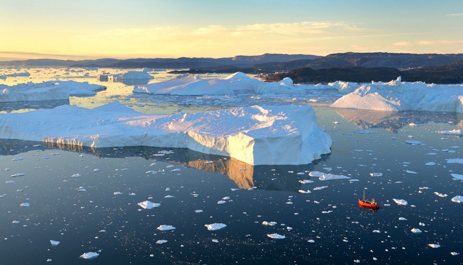 Groenland banquise iceberg