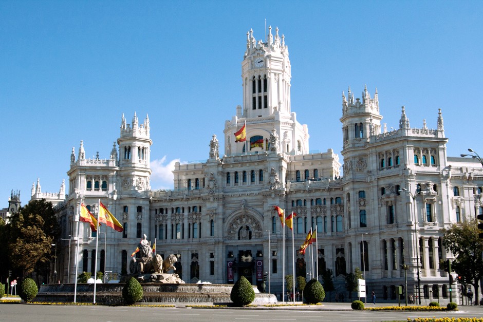 Espagne, Madrid, Plaza de Cibeles